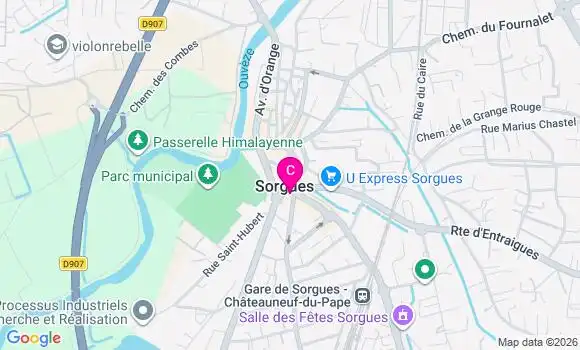 Localisation Reseau Departement de Santé 84 Sorgues