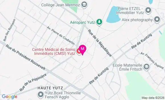 Localisation Ehpad Sainte Elisabeth
