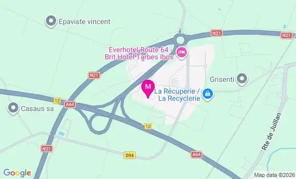 Localisation Ehpad Zelia a Ibos