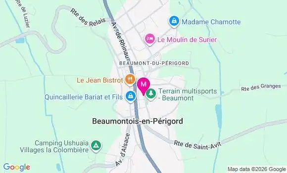 Localisation Ehpad La Bastide