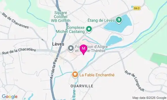 Localisation Ehpad Aligre et Marie Therese