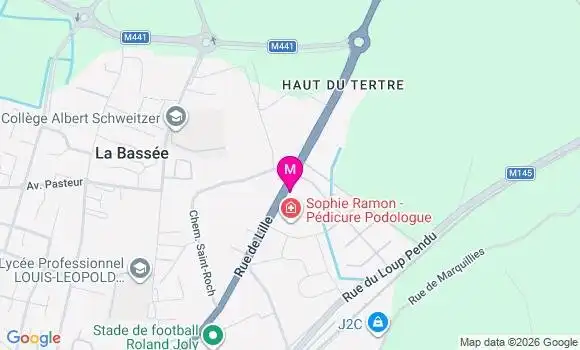 Localisation Ehpad La Clairiere des Weppes