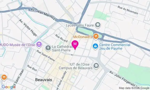 Localisation Centre de Santé Dentaire Valem Beauvais