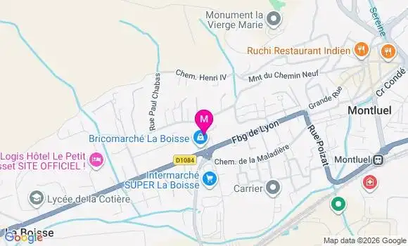 Localisation Centre de Santé Mfassam Montluel