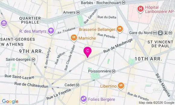Localisation Centre de Santé Dentaire Maubeuge