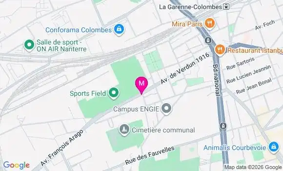 Localisation Centre de Santé des Champs Philippe