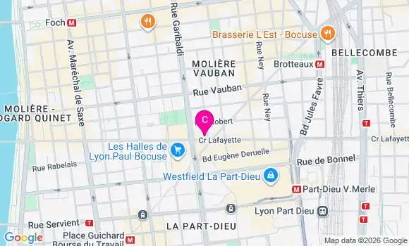 Localisation Centre de Santé Dentaire Lafayette
