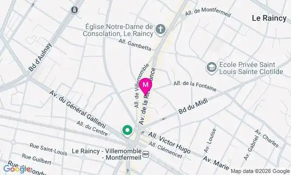 Localisation Centre de Santé Acmr