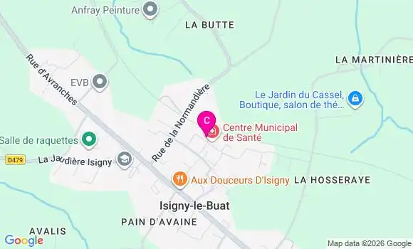 Localisation Centre Municipal de Santé d