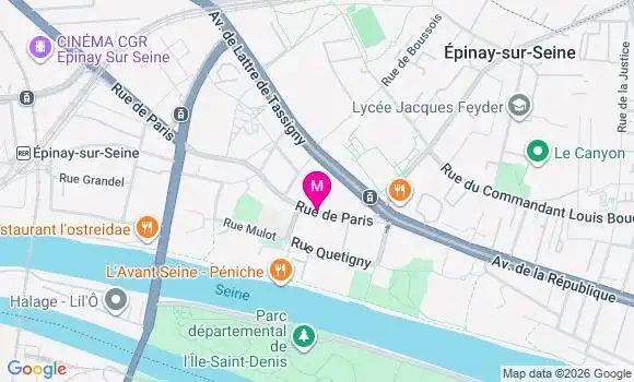 Localisation Centre de Santé Médico Dentaire d