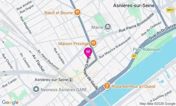 Localisation Centre de Santé Ophtalmologique Ophta Plus