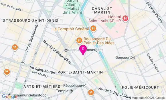 Localisation Centre de Santé Republique