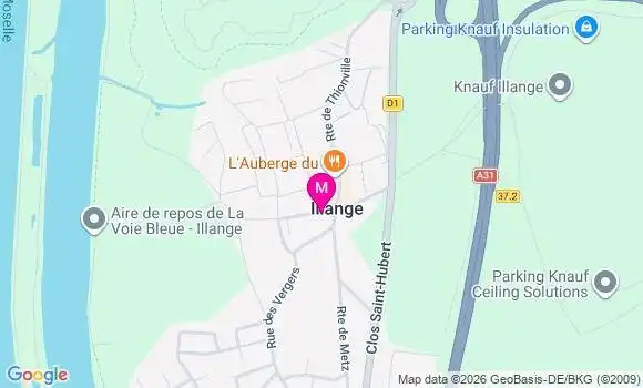 Localisation Ehpad Sainte Elisabeth
