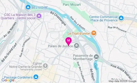 Localisation Ehpad Résidence les Feuillants
