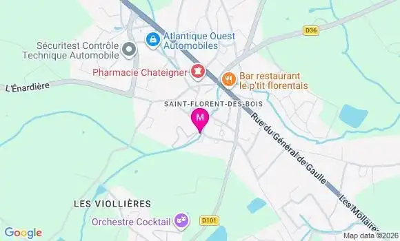 Localisation Ehpad Les Coteaux de l