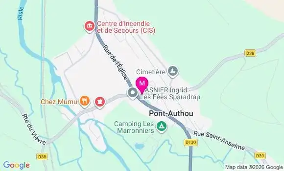 Localisation Ehpad Pont Authou
