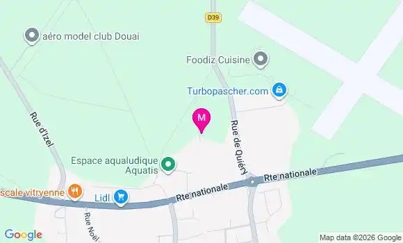 Localisation Ehpad Saint Joseph de Vitry