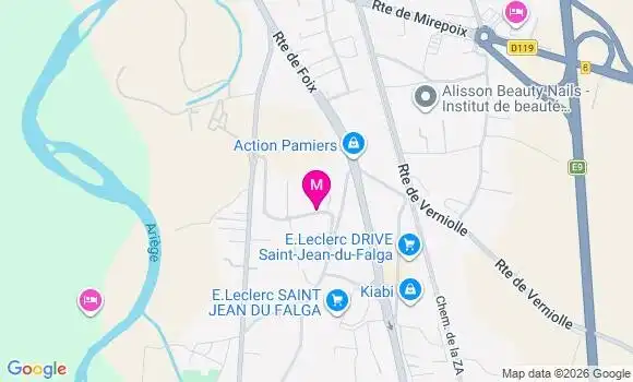 Localisation Ehpad des Sources