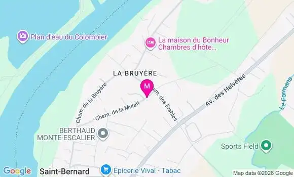 Localisation Ehpad Utrillo Saint Bernard