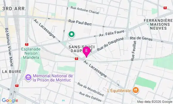 Localisation Centre de Santé Médical Sans Souci
