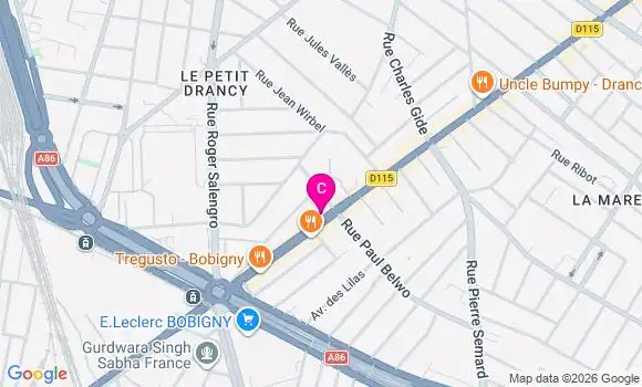 Localisation Centre de Santé Digimed Bobigny