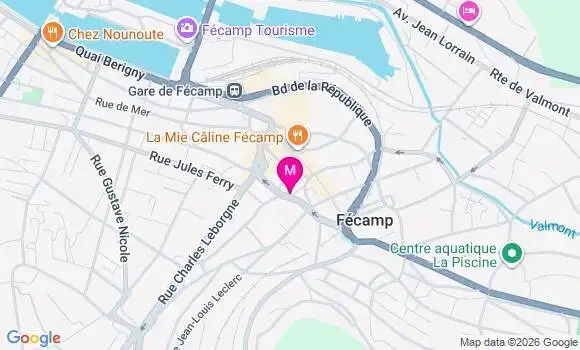 Localisation Centre Dentaire de Fécamp