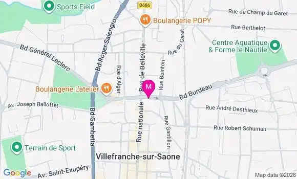 Localisation Ehpad Joseph Forest