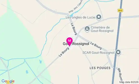 Localisation Ehpad la Maison de Gout