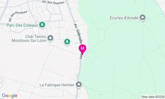 Localisation Ehpad La Bourdaisiere