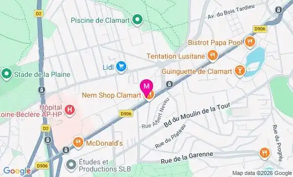 Localisation Centre de Santé Dentaire du Panorama