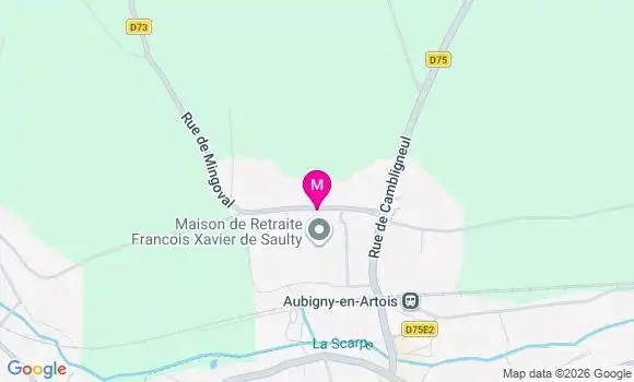 Localisation Ehpad Resid Francois Xavier de Saulty