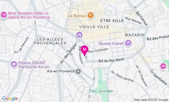 Localisation Centre Dentaire Cezanne