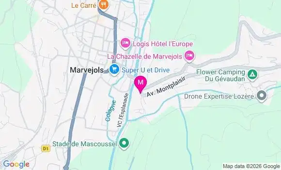 Localisation Ehpad Résidence la Colagne