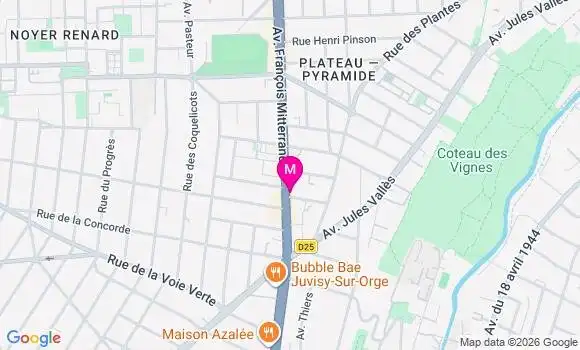 Localisation Centre de Santé Dentaire Athis Mons