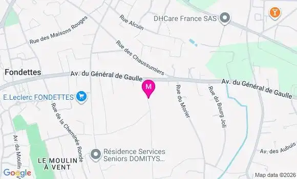 Localisation Ehpad Korian Clos du Murier