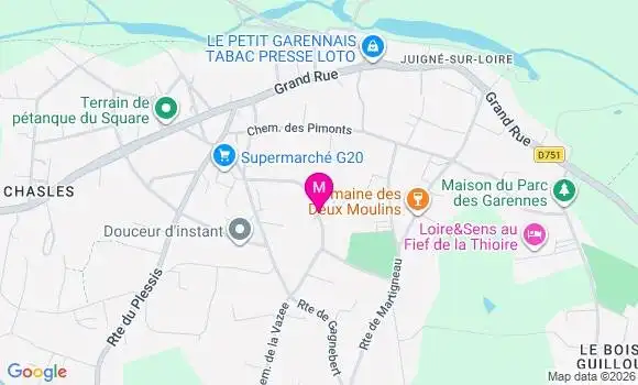 Localisation Ehpad La Perriere