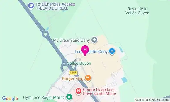Localisation Centre de Santé Dentaire Futursmile Osny