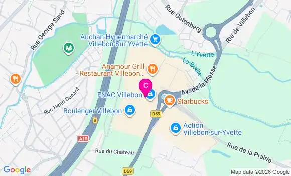 Localisation Centre de Santé Dentaire Doctil Villebon