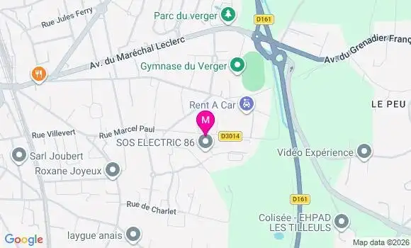 Localisation Ehpad Les Tilleuls