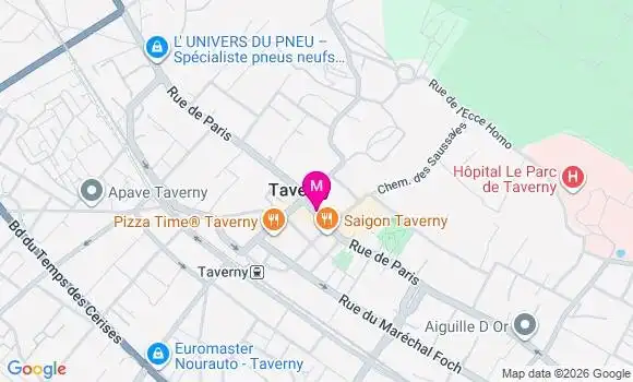 Localisation Centre de Santé Médico Dentaire Taverny