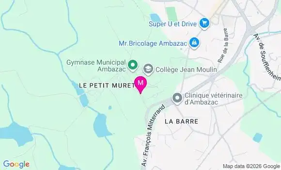 Localisation Ehpad Centre Geriatrique du Muret