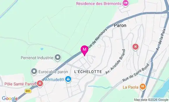 Localisation Ehpad Résidence le Cedre