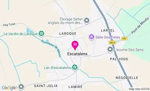 Localisation Ehpad Le Parc et l