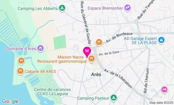 Localisation Ehpad Mgen Ares