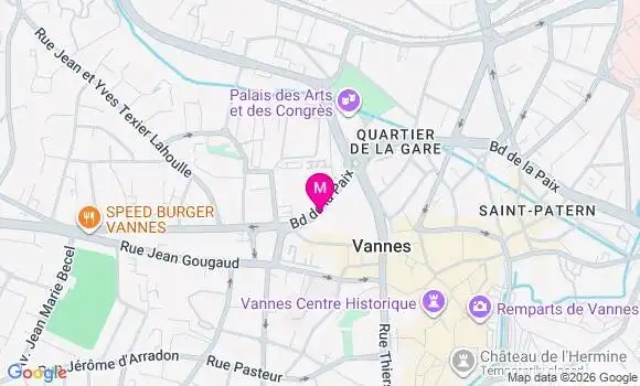 Localisation Centre de Santé de l