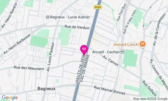 Localisation Centre de Santé Médical de Bagneux