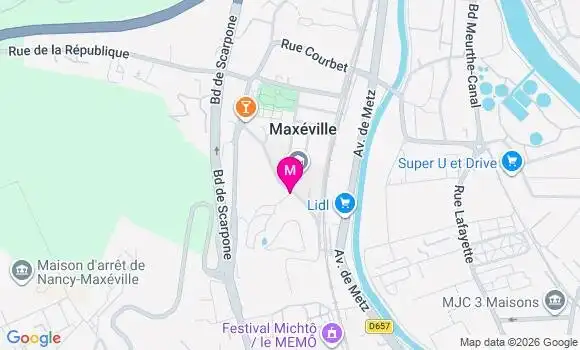 Localisation Ehpad Notre Dame du Bon Repos
