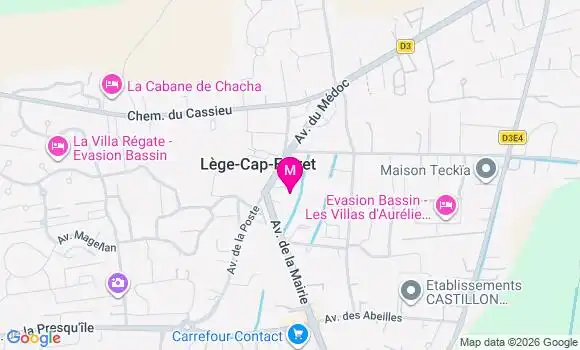 Localisation Ehpad Les Tchanques