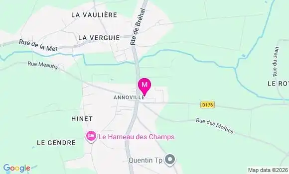 Localisation Ehpad Les Dunes Annoville