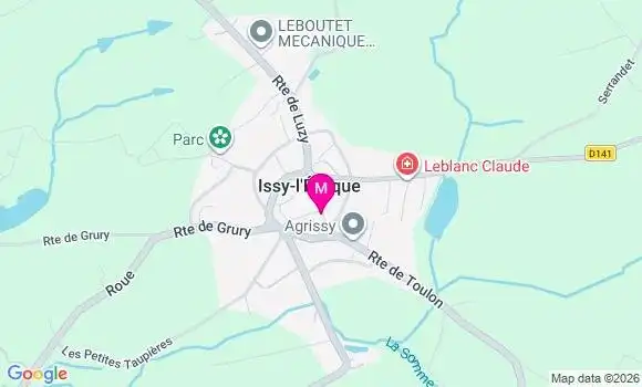 Localisation Ehpad Issy l